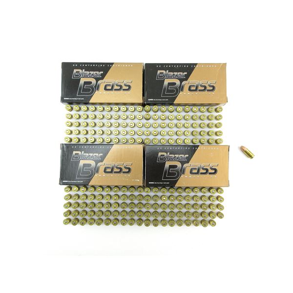 BLAZER 9MM LUGER AMMO LOT