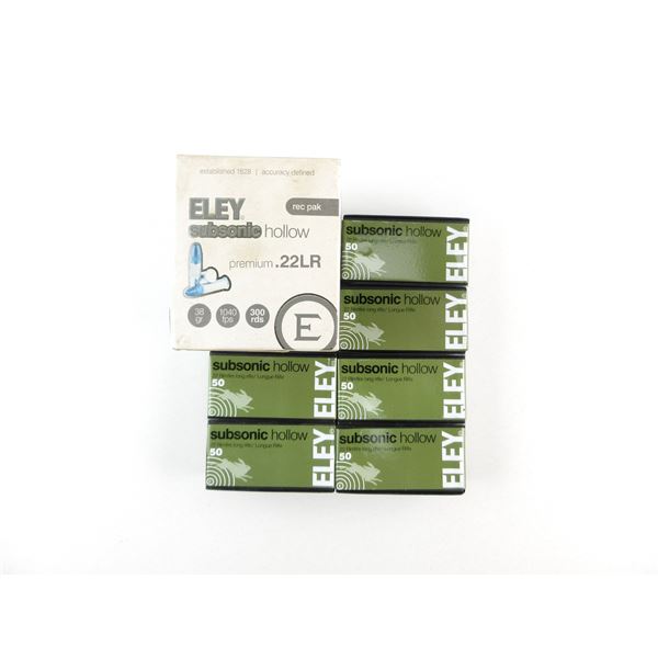 ELEY SUBSONIC .22 LR AMMO LOT