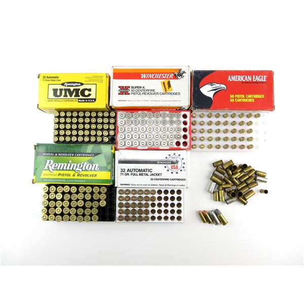 ASSORTED AMMO AND NON-PRIMED CASES LOT