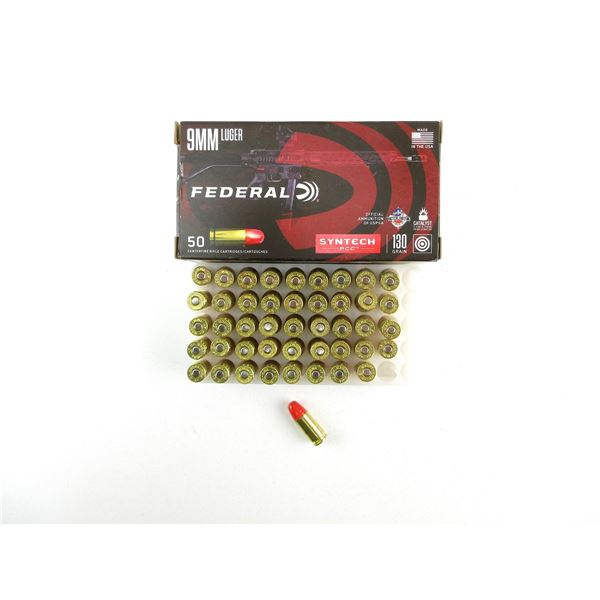 FEDERAL 9MM LUGER AMMO LOT