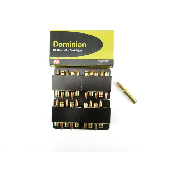 DOMINION .308 WIN AMMO LOT