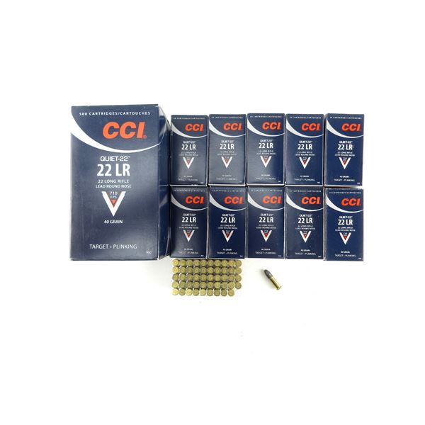 CCI QUIET-22 .22 LR AMMO LOT