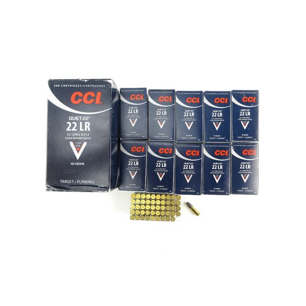 CCI QUIET-22 .22 LR AMMO LOT