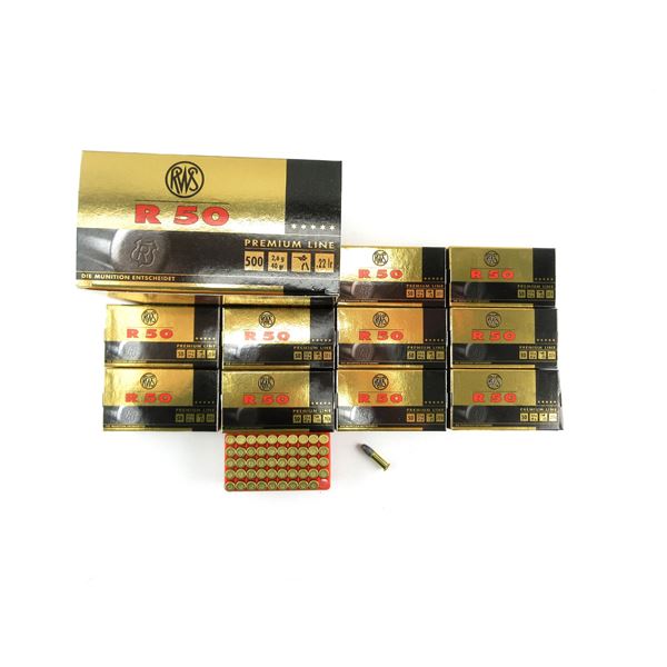 RWS R 50 PREMIUM LINE .22 LR AMMO LOT