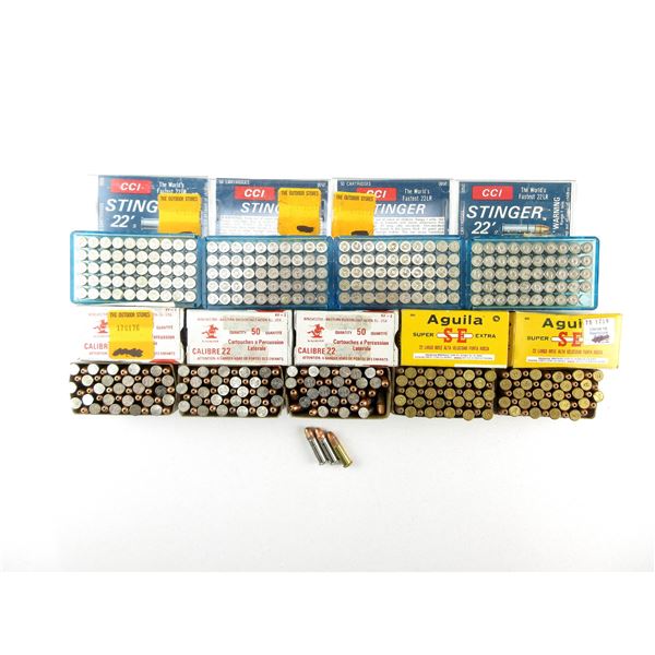 ASSORTED .22 LR AMMO LOT