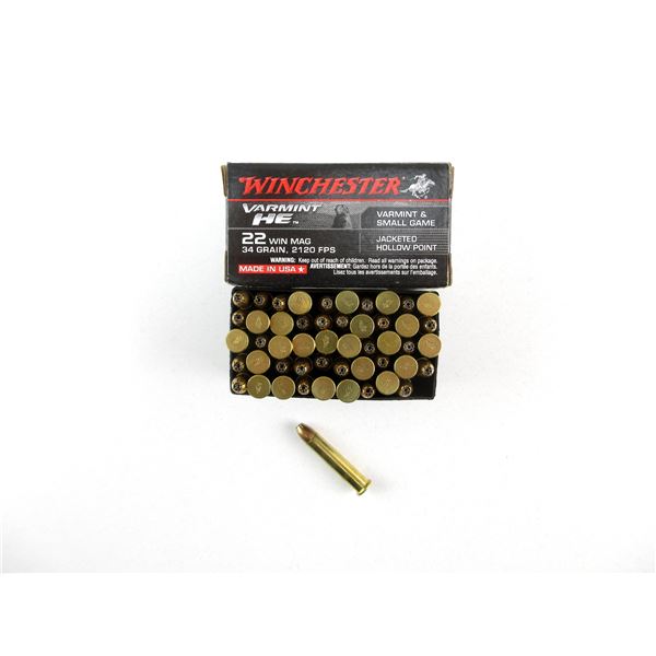 WINCHESTER .22 WIN MAG AMMO LOT
