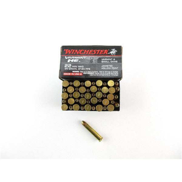 WINCHESTER .22 WIN MAG AMMO LOT