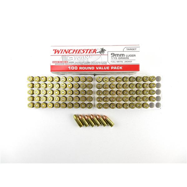 ASSORTED 9MM LUGER AMMO LOT