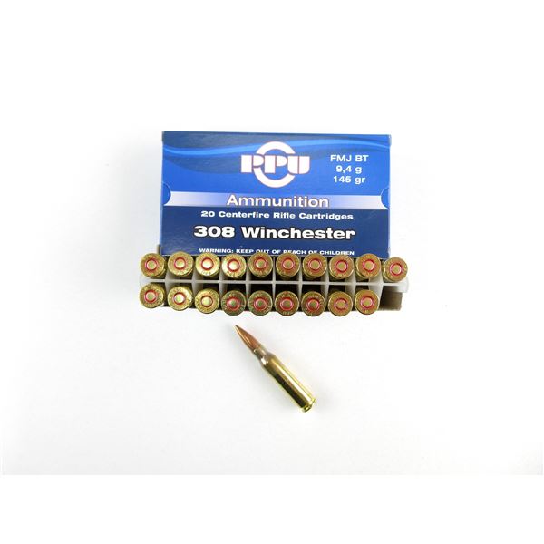 PPU .308 WIN AMMO LOT