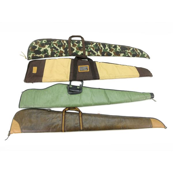 ASSORTED SOFT PADDED RIFLE CASES LOT