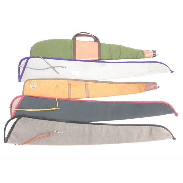 ASSORTED SOFT PADDED RIFLE CASES LOT