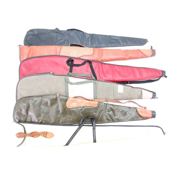 ASSORTED SOFT PADDED RIFLE CASES LOT