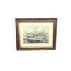 Image 1 : "A CLIPPER SHIP IN A HURRICANE" FRAMED PRINT