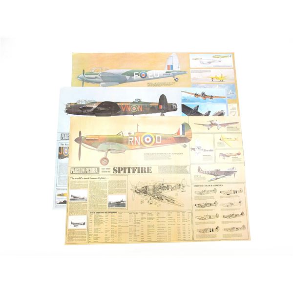 ASSORTED MILITARY AIRCRAFT POSTERS LOT