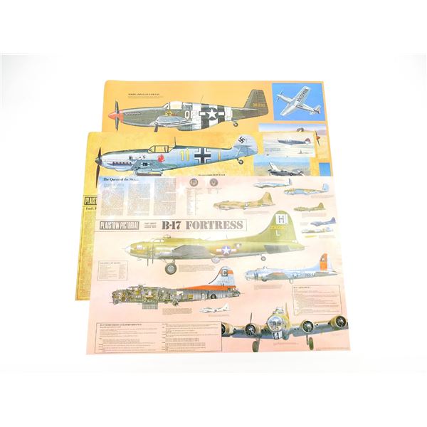 ASSORTED MILITARY AIRCRAFT POSTERS LOT