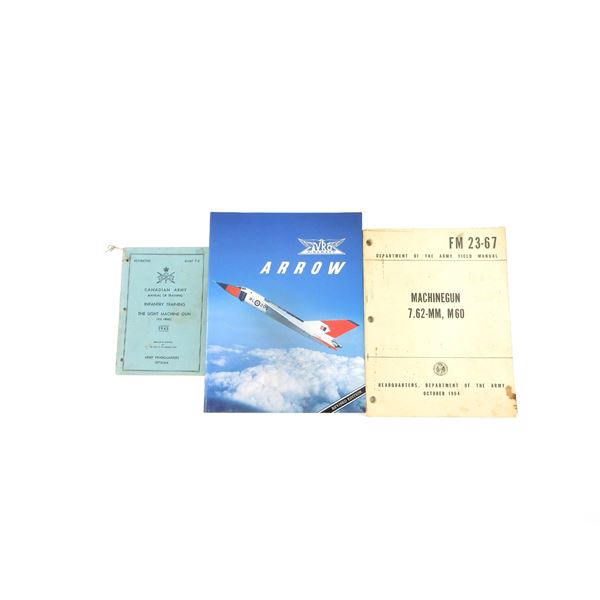 ASSORTED MILITARY BOOK / MANUALS LOT