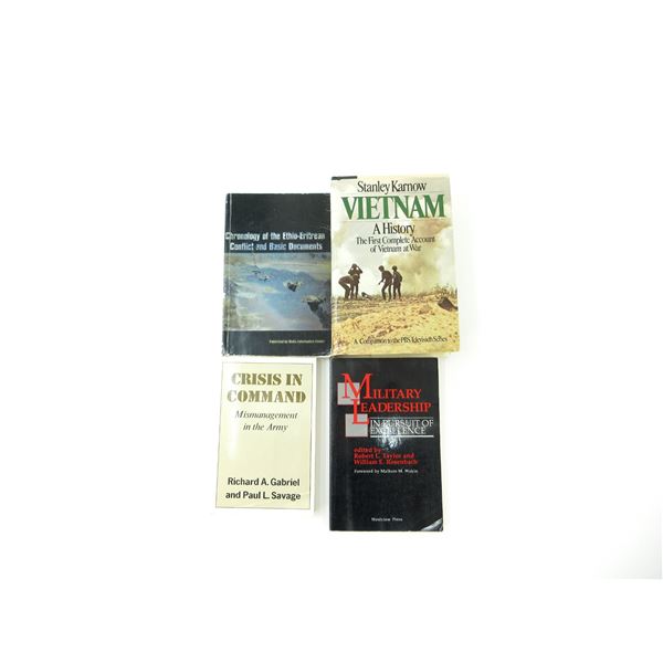 ASSORTED MILITARY BOOK LOT