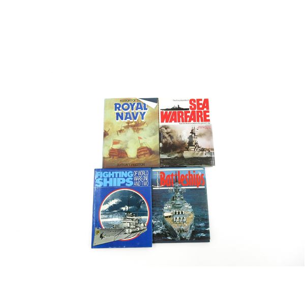 ASSORTED MILITARY SHIP BOOK LOT