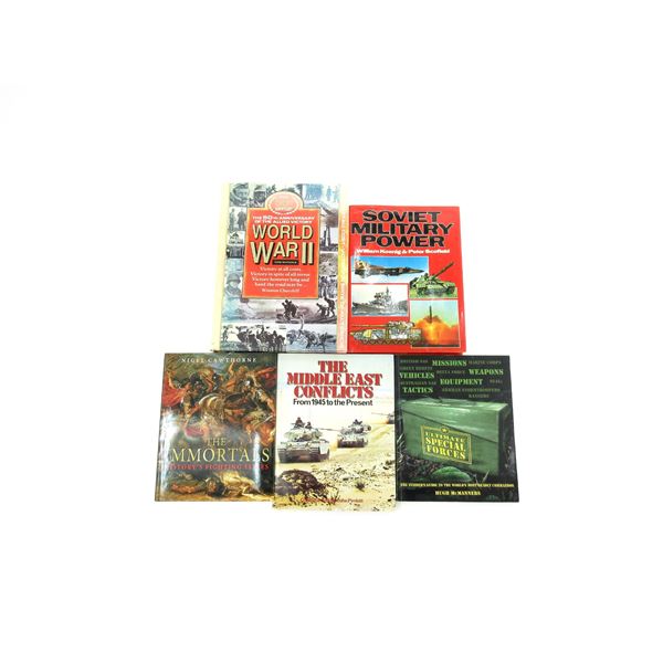 ASSORTED MILITARY BOOK LOT