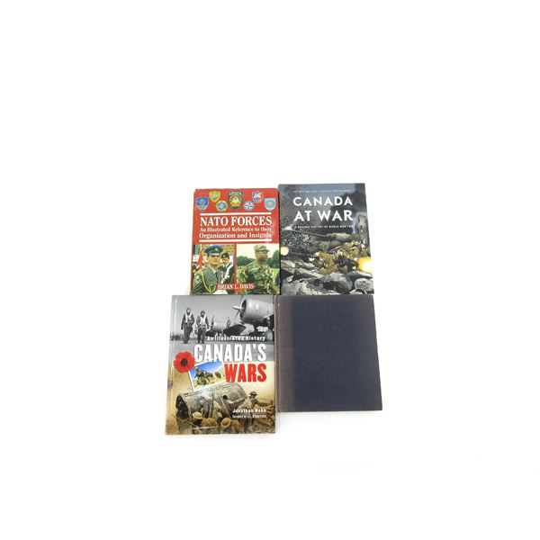 ASSORTED CANADIAN MILITARY BOOK LOT