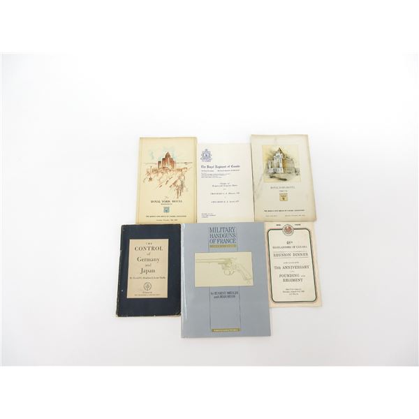 ASSORTED MILITARY BOOKS, ETC. LOT
