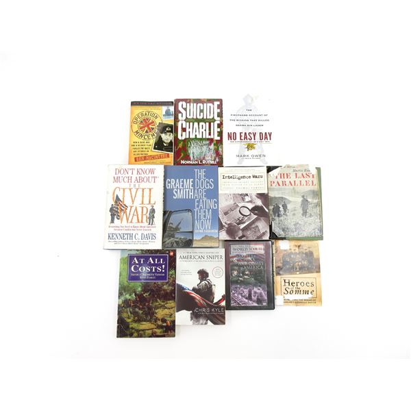 ASSORTED MILITARY BOOKS, ETC. LOT