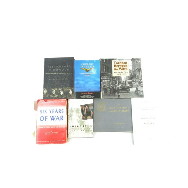 ASSORTED CANADIAN MILITARY BOOK LOT