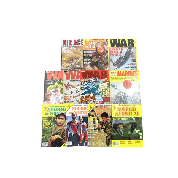 ASSORTED MILITARY MAGAZINES LOT