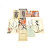 Image 1 : ASSORTED WWII / POST-WWII GERMAN CARICATURES AND DOCUMENTS LOT