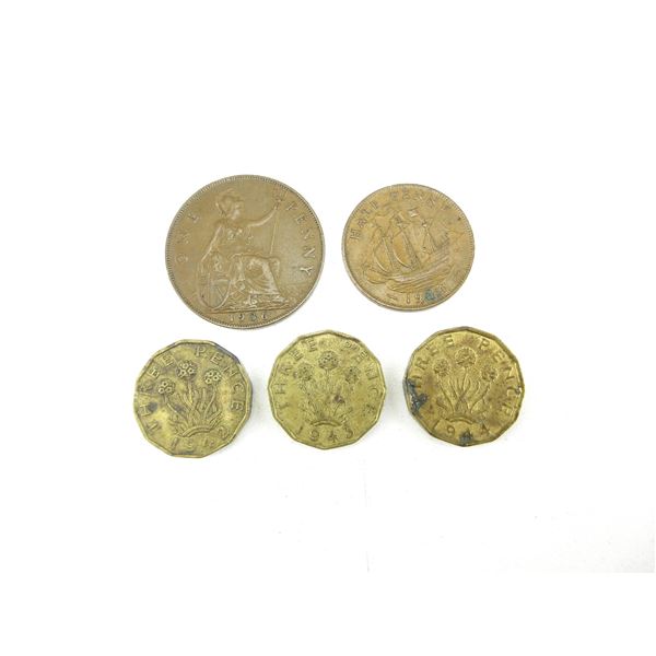 PRE-WWII / WWII BRITISH COIN LOT