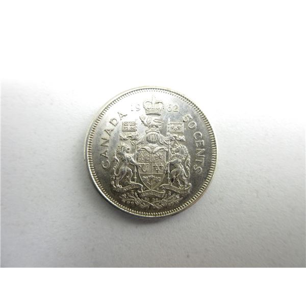 CANADIAN 1962 FIFTY CENT COIN