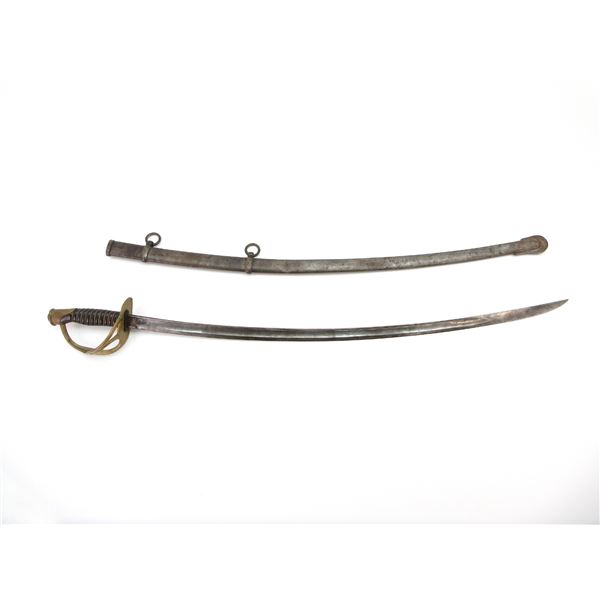 CIVIL WAR U.S. MILITARY M1860 AMES LIGHT CAVALRY SWORD