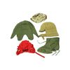 Image 2 : ASSORTED MILITARY HAT, HELMET COVER, ETC. LOT