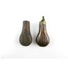 Image 2 : ANTIQUE BRASS POWDER FLASK LOT