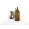 Image 2 : ANTIQUE BRASS / METAL POWDER FLASK LOT