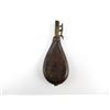Image 1 : ANTIQUE LEATHER SHOT FLASK