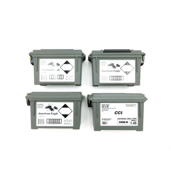 ASSORTED DRY AMMO BOXES LOT