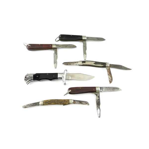 ASSORTED FOLDING KNIVES LOT