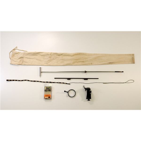 RAM ROD, BORE SNAKE AND ETC. LOT