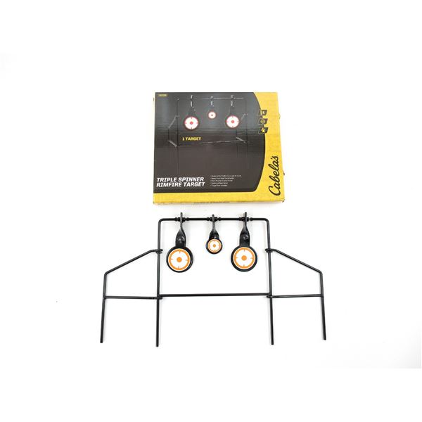 CABELA'S TRIPLE SPINNER RIMFIRE TARGET