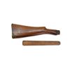 Image 1 : LONG LEE ENFIELD RIFLE BUTT STOCK AND LEE ENFIELD NO.4 RIFLE HANDGUARD LOT
