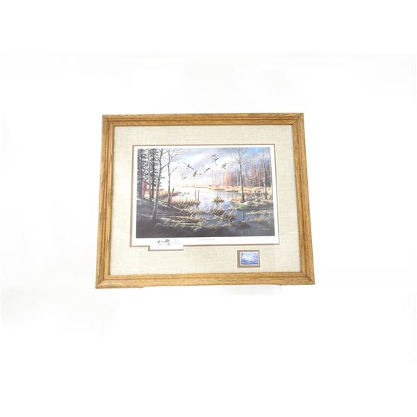 FRAMED "A LIKELY REFUGE" PRINT