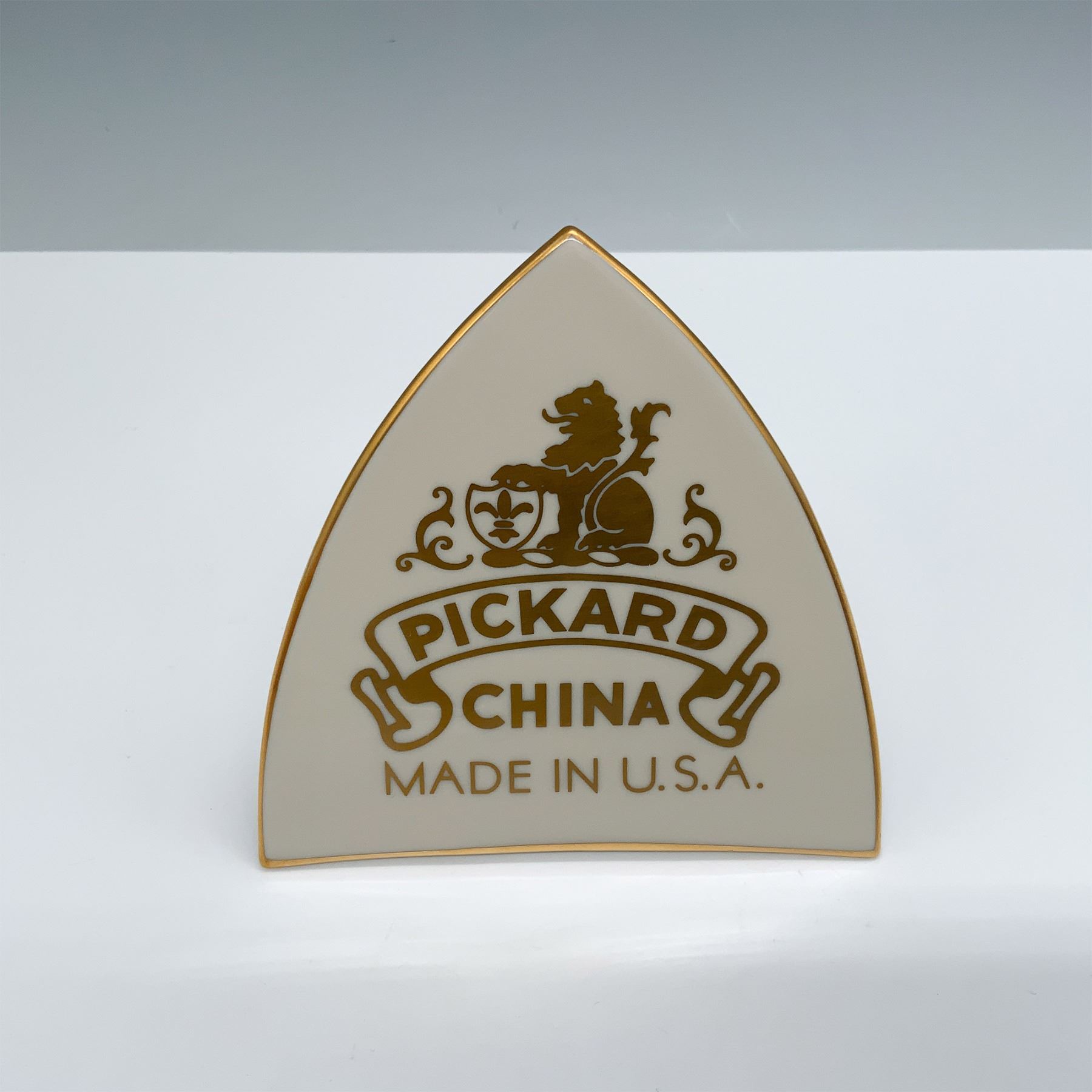 Pickard China Gold-Trimmed Display Plaque