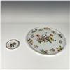 Image 2 : 2pc Kaiser Plate Set, Floral and Bird Design