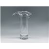 Image 3 : Clear Glass Flared Vase