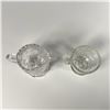 Image 3 : 2pc Glass Creamer and Teacup