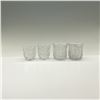Image 1 : 4pc Early Pattern Glass Toothpick Holders