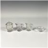 Image 1 : 4pc Glass Children's Tableware with Vine Pattern