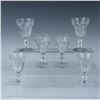 Image 1 : 6pc Cut Glass Water Goblets