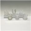 Image 1 : 6pc Pattern Glass Toothpick Holders